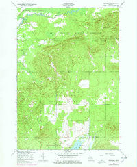 Fletcher Michigan Historical topographic map, 1:24000 scale, 7.5 X 7.5 Minute, Year 1950