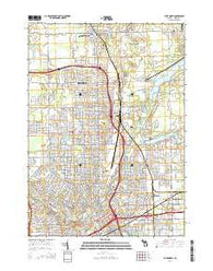 Flint North Michigan Historical topographic map, 1:24000 scale, 7.5 X 7.5 Minute, Year 2014