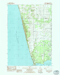 Flower Creek Michigan Historical topographic map, 1:25000 scale, 7.5 X 7.5 Minute, Year 1983