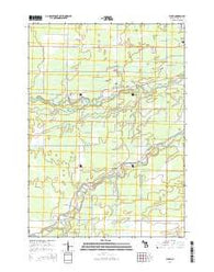 Floyd Michigan Historical topographic map, 1:24000 scale, 7.5 X 7.5 Minute, Year 2014