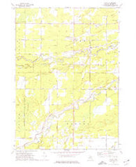 Floyd Michigan Historical topographic map, 1:24000 scale, 7.5 X 7.5 Minute, Year 1973