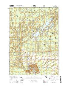 Floyd Lake Michigan Historical topographic map, 1:24000 scale, 7.5 X 7.5 Minute, Year 2014