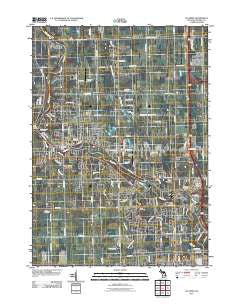 Flushing Michigan Historical topographic map, 1:24000 scale, 7.5 X 7.5 Minute, Year 2011