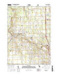 Flushing Michigan Current topographic map, 1:24000 scale, 7.5 X 7.5 Minute, Year 2017