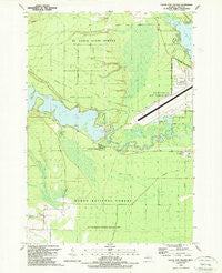 Foote Site Village Michigan Historical topographic map, 1:24000 scale, 7.5 X 7.5 Minute, Year 1989