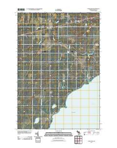 Ford River Michigan Historical topographic map, 1:24000 scale, 7.5 X 7.5 Minute, Year 2011