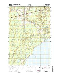 Ford River Michigan Historical topographic map, 1:24000 scale, 7.5 X 7.5 Minute, Year 2014
