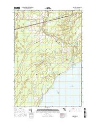 Ford River Michigan Current topographic map, 1:24000 scale, 7.5 X 7.5 Minute, Year 2016