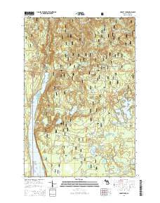 Forest Lake Michigan Historical topographic map, 1:24000 scale, 7.5 X 7.5 Minute, Year 2014
