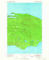 Fort Wilkins Michigan Historical topographic map, 1:24000 scale, 7.5 X 7.5 Minute, Year 1948