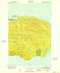 Fort Wilkins Michigan Historical topographic map, 1:24000 scale, 7.5 X 7.5 Minute, Year 1949