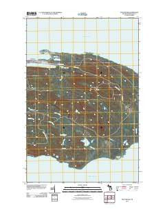 Fort Wilkins Michigan Historical topographic map, 1:24000 scale, 7.5 X 7.5 Minute, Year 2011