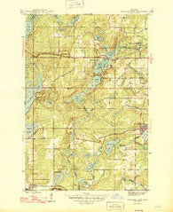 Fortune Lakes Michigan Historical topographic map, 1:31680 scale, 7.5 X 7.5 Minute, Year 1946