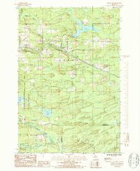 Foster City Michigan Historical topographic map, 1:24000 scale, 7.5 X 7.5 Minute, Year 1986