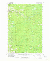 Foster City Michigan Historical topographic map, 1:62500 scale, 15 X 15 Minute, Year 1956