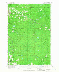 Foster City Michigan Historical topographic map, 1:62500 scale, 15 X 15 Minute, Year 1956