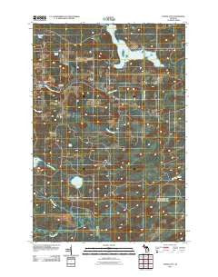 Foster City Michigan Historical topographic map, 1:24000 scale, 7.5 X 7.5 Minute, Year 2011