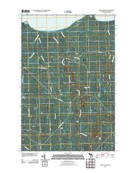 Four Corners Michigan Historical topographic map, 1:24000 scale, 7.5 X 7.5 Minute, Year 2011
