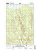 Four Corners Michigan Current topographic map, 1:24000 scale, 7.5 X 7.5 Minute, Year 2017