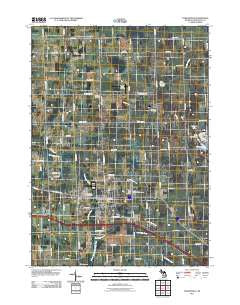 Fowlerville Michigan Historical topographic map, 1:24000 scale, 7.5 X 7.5 Minute, Year 2011