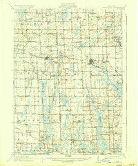 Fowlerville Michigan Historical topographic map, 1:62500 scale, 15 X 15 Minute, Year 1910