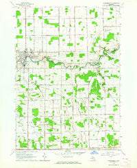 Frankenmuth Michigan Historical topographic map, 1:24000 scale, 7.5 X 7.5 Minute, Year 1963