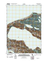Frankfort Michigan Historical topographic map, 1:24000 scale, 7.5 X 7.5 Minute, Year 2011