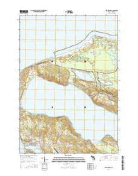 Frankfort Michigan Historical topographic map, 1:24000 scale, 7.5 X 7.5 Minute, Year 2014