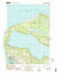 Frankfort Michigan Historical topographic map, 1:24000 scale, 7.5 X 7.5 Minute, Year 1983