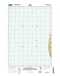 Frankfort OE W Michigan Current topographic map, 1:24000 scale, 7.5 X 7.5 Minute, Year 2017