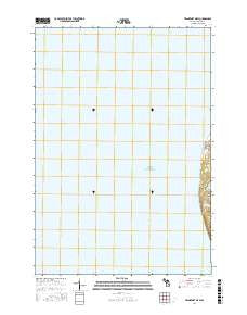Frankfort OE W Michigan Current topographic map, 1:24000 scale, 7.5 X 7.5 Minute, Year 2017