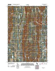 Frederic Michigan Historical topographic map, 1:24000 scale, 7.5 X 7.5 Minute, Year 2011