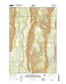 Frederic Michigan Historical topographic map, 1:24000 scale, 7.5 X 7.5 Minute, Year 2014