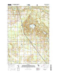 Free Soil Michigan Historical topographic map, 1:24000 scale, 7.5 X 7.5 Minute, Year 2014