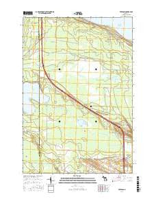 Freedom Michigan Current topographic map, 1:24000 scale, 7.5 X 7.5 Minute, Year 2017