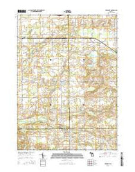 Freeport Michigan Historical topographic map, 1:24000 scale, 7.5 X 7.5 Minute, Year 2014