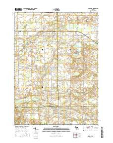 Freeport Michigan Historical topographic map, 1:24000 scale, 7.5 X 7.5 Minute, Year 2014