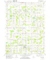 Freeport Michigan Historical topographic map, 1:24000 scale, 7.5 X 7.5 Minute, Year 1978