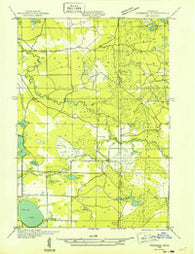 Freesoil SE Michigan Historical topographic map, 1:31680 scale, 7.5 X 7.5 Minute, Year 1932