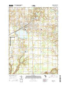 Fremont Michigan Historical topographic map, 1:24000 scale, 7.5 X 7.5 Minute, Year 2014