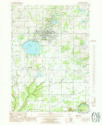 Fremont Michigan Historical topographic map, 1:24000 scale, 7.5 X 7.5 Minute, Year 1985