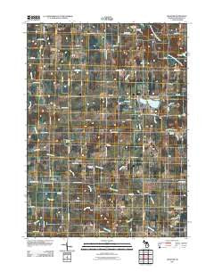 Frontier Michigan Historical topographic map, 1:24000 scale, 7.5 X 7.5 Minute, Year 2011