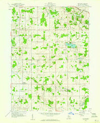 Frontier Michigan Historical topographic map, 1:24000 scale, 7.5 X 7.5 Minute, Year 1959