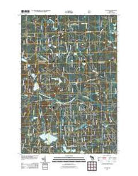 Fuller Michigan Historical topographic map, 1:24000 scale, 7.5 X 7.5 Minute, Year 2011