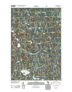 Fuller Michigan Historical topographic map, 1:24000 scale, 7.5 X 7.5 Minute, Year 2011