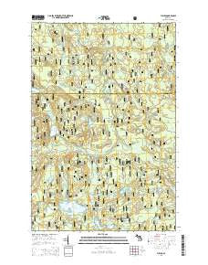 Fuller Michigan Historical topographic map, 1:24000 scale, 7.5 X 7.5 Minute, Year 2014
