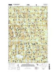 Fuller Michigan Current topographic map, 1:24000 scale, 7.5 X 7.5 Minute, Year 2017