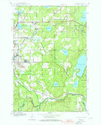 Gaastra Michigan Historical topographic map, 1:24000 scale, 7.5 X 7.5 Minute, Year 1944