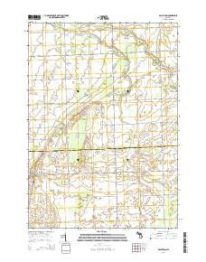 Gagetown Michigan Historical topographic map, 1:24000 scale, 7.5 X 7.5 Minute, Year 2014