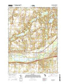 Galesburg Michigan Historical topographic map, 1:24000 scale, 7.5 X 7.5 Minute, Year 2014